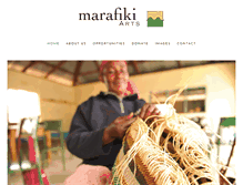 Tablet Screenshot of marafikiarts.org